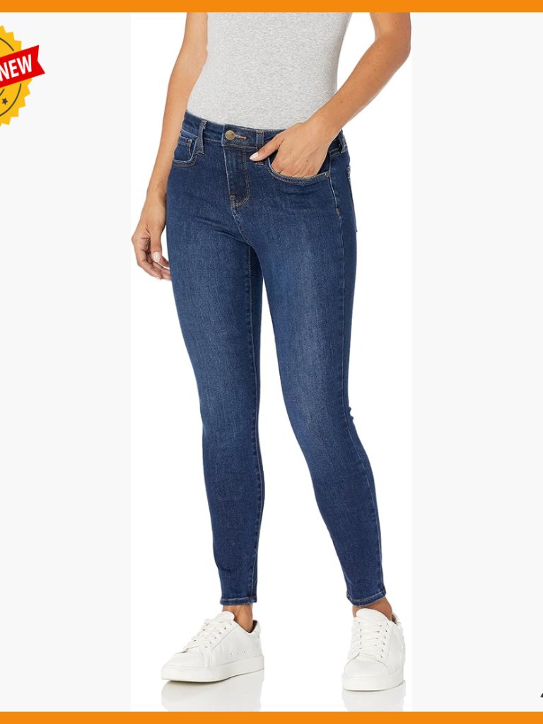 Petite Skinny Leggings In Stretch Denim, High Rise, Slim Fit